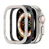 Screen Protector For Apple Watch Ultra 49mm Case Accessories Metal Cover Frame+Tempered Glass For iWatch Ultra 2 49mm Bezel Ring