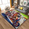 Motorcycle GP Mountain biking Speed Doormat Rug Carpet Mat Footpad Bath Mat Polyester Non-slip Kitchen Bedroom Washable