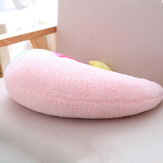 Plush Pillow Soft Cute Fully Stuffed Cozy Touch Sleeping Accompany Cartoon Doll Sofa Ornament Creative Cartoon Moon Doll Throw Pillow