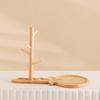 Elegant Wooden Jewelry Stand for Organizing Trinkets and Accessories