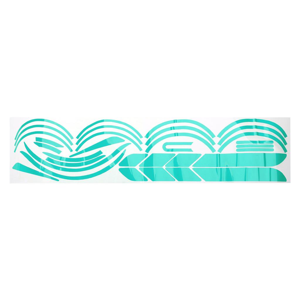 Electric Scooter Reflective Stickers Waterproof Scooter Decal Wheel Hub Protective Reflective Sticker Scooter Parts