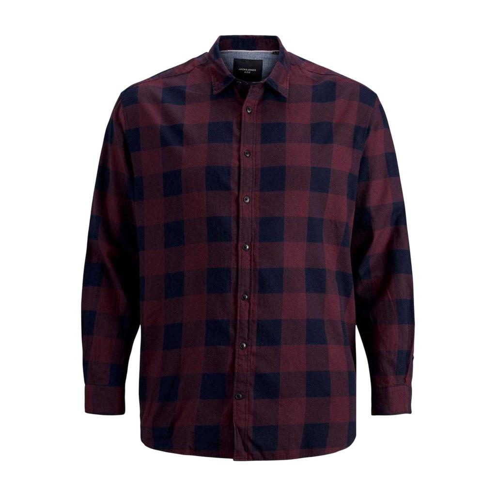Jack And Jones Mens Gingham Twill Shirt