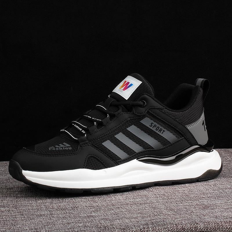 

Чоловіче спортивне взуття з дихаючої сітки Легке взуття для бігу на м’якій підошві Студентське спортивне взуття Модне чоловіче взуття 39