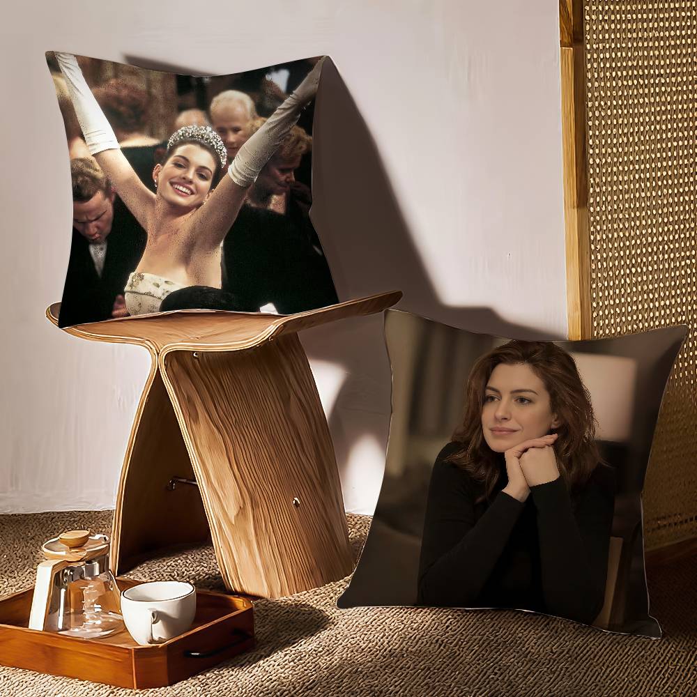 Aktor A-anne H-hathawayES Poszewka na poduszkę Sofa i salon Dekoracyjne poszewki na poduszki Pyłoszczelne i odporne na roztocza Niewidoczny zamek błyskawiczny