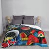 Goldorak Actarus Mazinger Z Blanket UFO Robot Grendizer Anime Flannel Funny Warm Throw Blankets for Bed Sofa Autumn/Winter