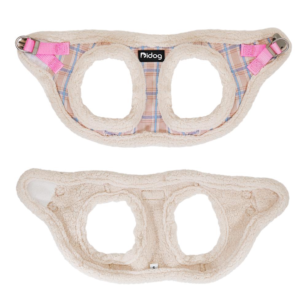 Winter Pet Dog Harness Soft Puppy Cat Harness Leash Set Warm Dogs Clothes No Pull Adjustable Vest For Small Dogs French Bulldog