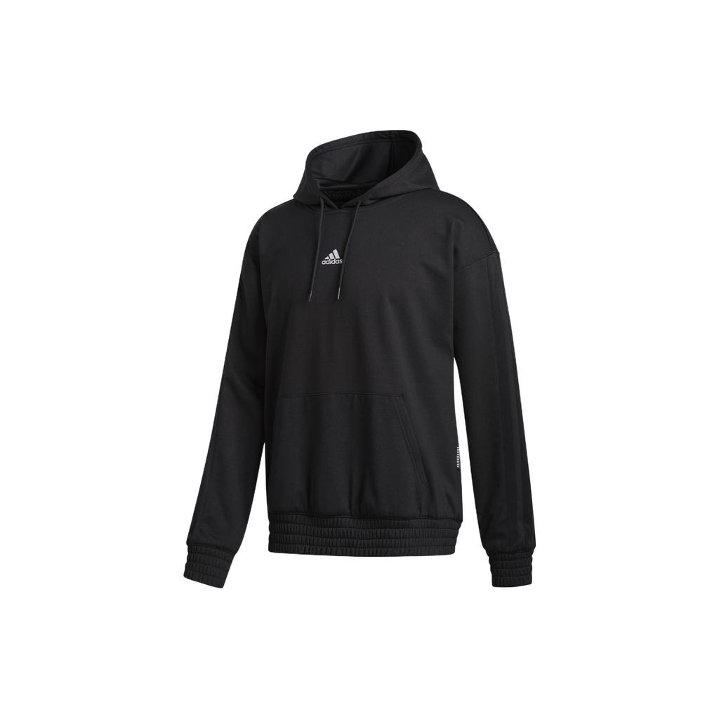 Adidas Essential Winter Hoodie With Small Logo Men Sportswear Tops Black GD6858