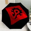 World of Warcraft Print Automatic Umbrella, 8 Rib Iron Frame, Plastic Handle, Suitable for Outdoor Travel &Daily , Ideal Gift