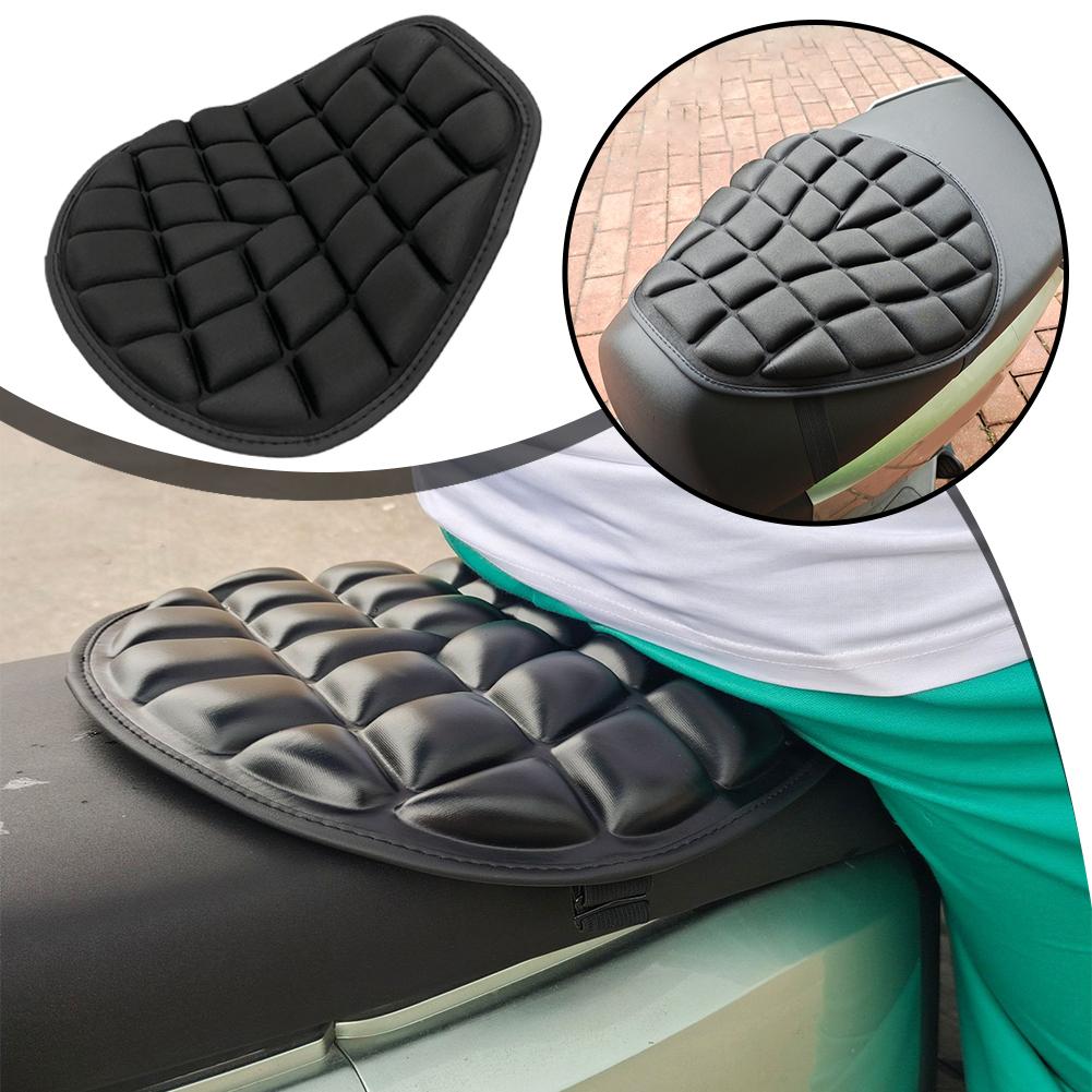 Motorcycles Seat Cover Cushion Black EVA Foam Soft Comfortable Seat Cushion Universal For Motorbike Electric Bike Accessori O4M3