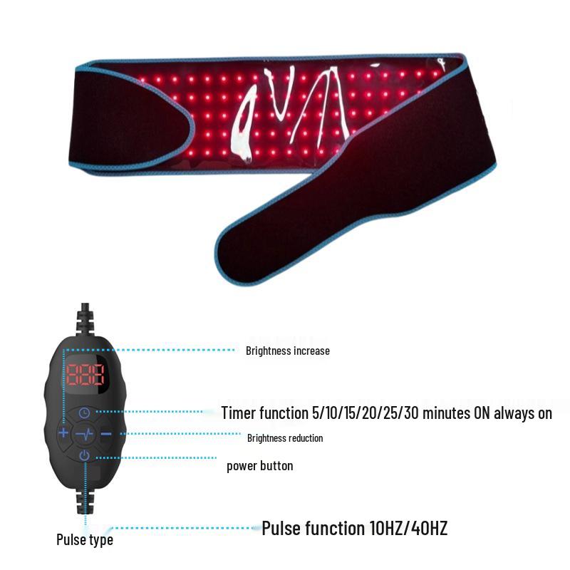 Red Light Infrared Therapy Waist Belt for Back Pain Relief