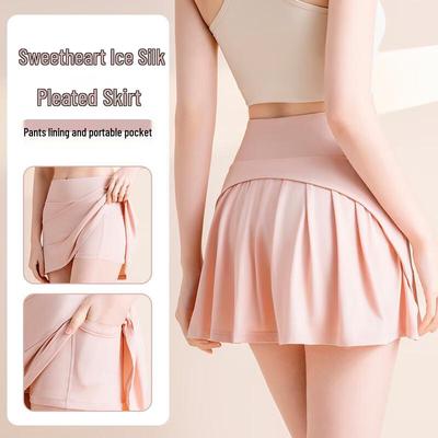 Noting Show Women's Ice Silk Sun Protection Sports Skirt