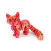 1/2/3/6 Stück Bunte Süßigkeiten Katze 3D Gedruckt Bewegliche Gelenke Simulation Mini Süßigkeiten Katze Actionfiguren Desktop Ornament Geburtstagsgeschenke