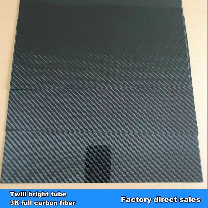 

1PCS 3K Carbon Fiber Plate Twill bright CNC Machining Composite Hardness Material for RC 0.2mm0.5mm1mm1.5mm2mm2.5mm3mm4mm5mm6mm7 CNC machining