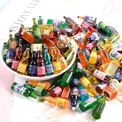 20 sztuk 1:12 1:6 Dollhouse Miniaturowe butelki na napoje Model Lalki Akcesoria kuchenne