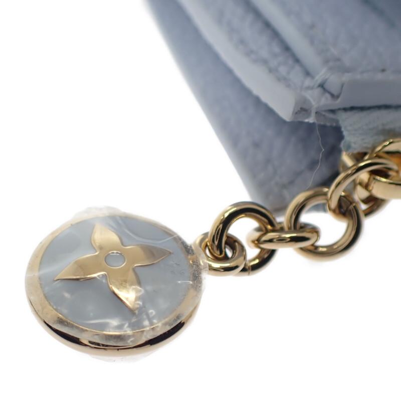 LOUIS VUITTON M14654 Bifold Wallet Azure blue Monogram Ann Platt Women