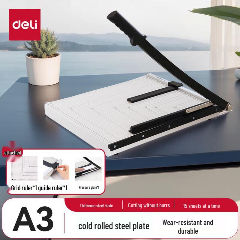 Deli 8012 Steel Manual Paper Cutter