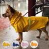 Pet Dog Hooded Raincoat Pet Puppy Dog Jacket Outdoor Coat