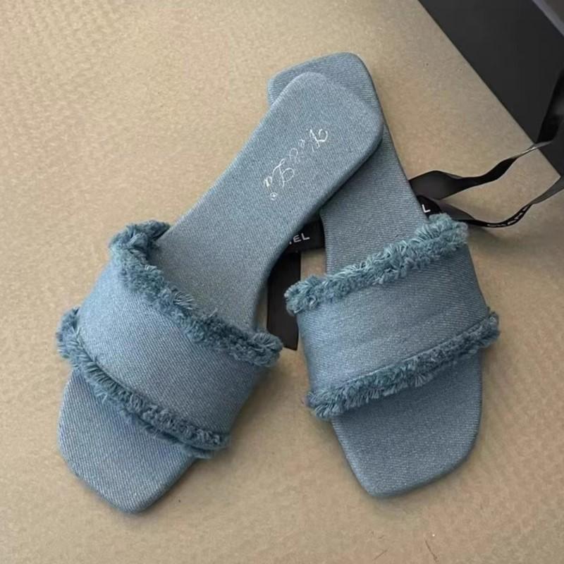 Fashion 2025 Summer Korean Retro Woven Flat Sandals Open-Toe Single Strap Slides Casual Slip-On Outdoor Shoes for Beach Daily Wear Women