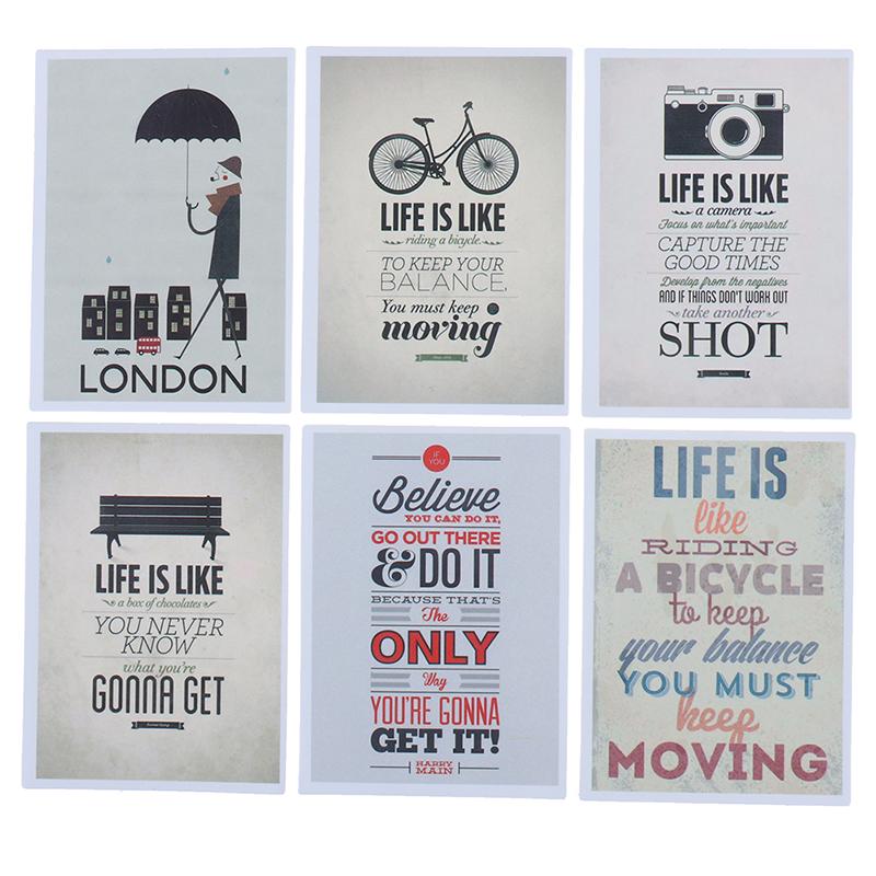 25Pcs Motivational Life Quotes Diary Stickers Skateboard Laptop Luggage Decals