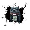 Animal Car Stickers Waterproof PVC Auto Scratch Occlude 3D Simulation Electrostatic Decal Car Window Home Decoration