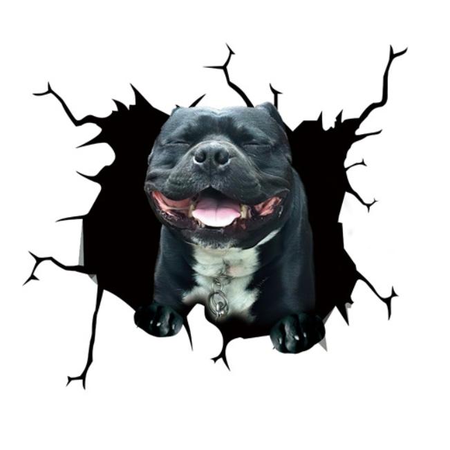 Animal Car Stickers Waterproof PVC Auto Scratch Occlude 3D Simulation Electrostatic Decal Car Window Home Decoration