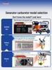 Four-Stroke Gasoline Engine Carburetor for Generator, Water Pump, and Microtiller