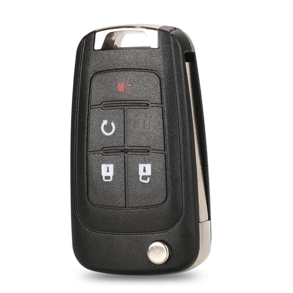 Jingyuqin 10 Stück/Los 2/3/5 Tasten Fernbedienung Hülle Schlüsselanhänger Klappschlüssel Schale Für Chevrolet Lova Sail Aveo Cruze Malibu Ersatz