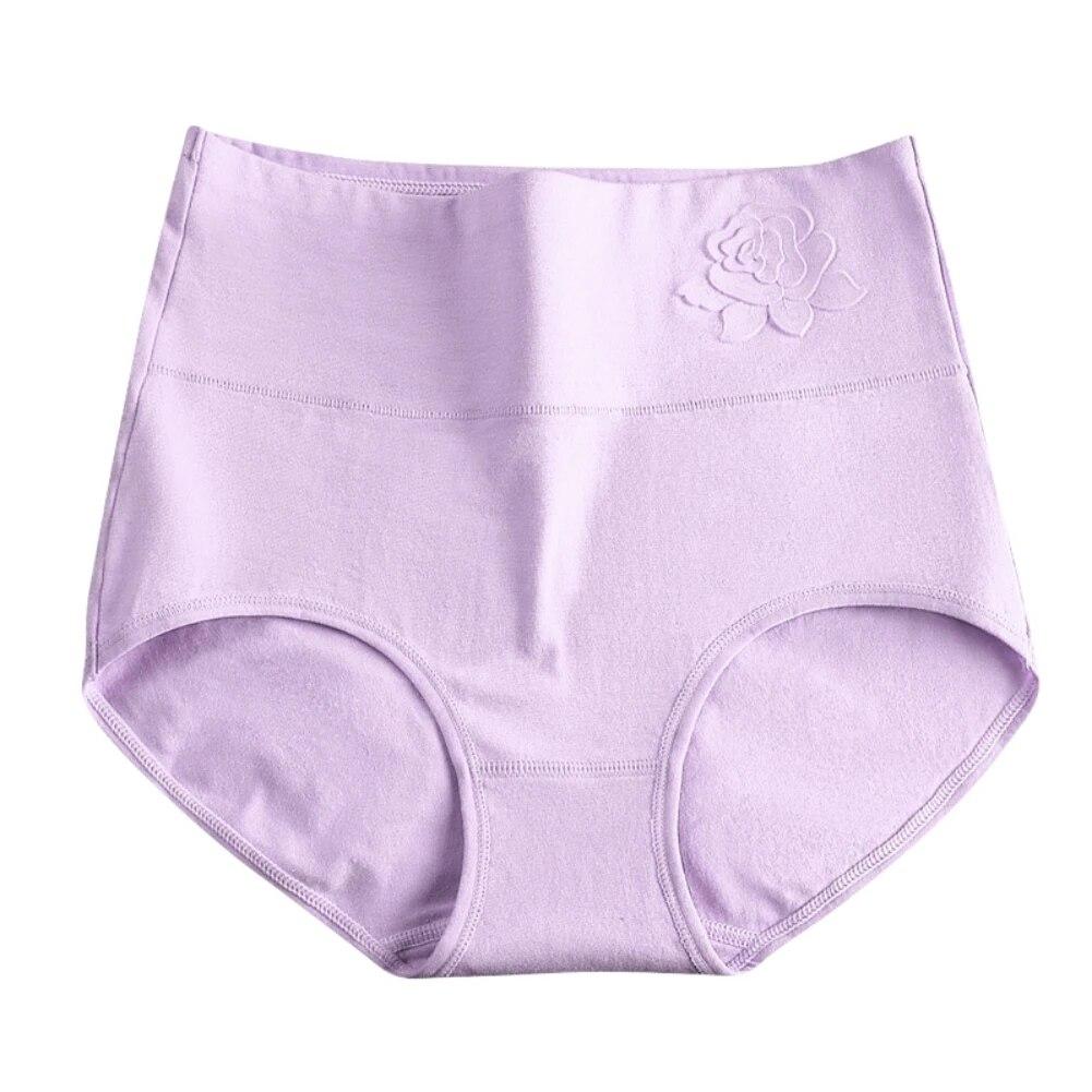 High Waist Postpartum Panties For Women Cotton Full Coverage Soft Comfortable Briefs Panty Plus Size