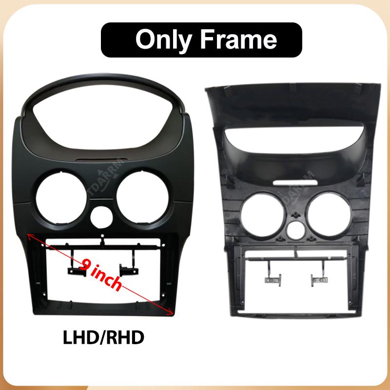 

9 Inch Radio Fascias for Chevrolet Spark Matiz 2010-2017 Double Din DVD Stereo Panel Dashboard Refitting tallation Frame Only Frame