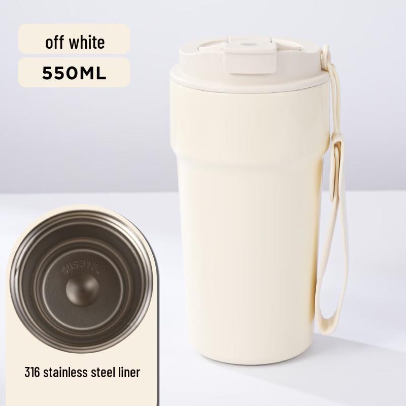 OLOEY Portable Dual-Way Coffee Thermos Tumbler