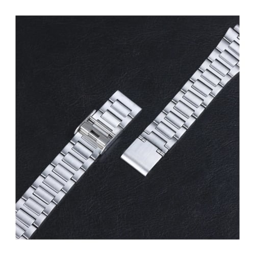 WAHRE Replacement Watch Strap for Casio F-91W, 18mm Stainless Steel Strap, F105, F108, A158W, A168, AE1200, AE1300 (Color: Silver, Size: 18mm)