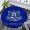 Custom Name,Everton FC Pattern Round rug,Carpet Rug for Living Room Bedroom Playroom ,Non-slip Floor Mat,Holiday Gifts and Birthday Gifts.