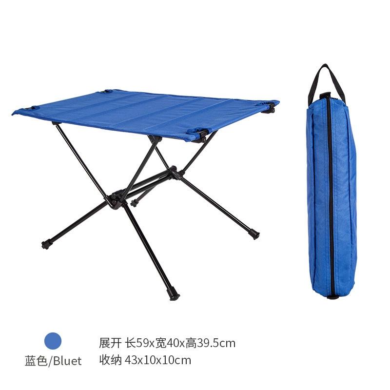 Tragbarer Klapptisch aus Stoff, leicht zu tragen, BBQ-Campingtisch 60x40cm