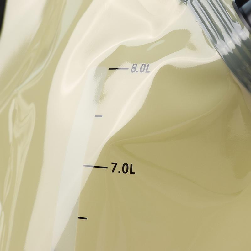 Borsa dell'acqua portatile 8L Secchio pieghevole Contenitore per acqua Brocca Bottiglia Con rubinetto Viaggio all'aperto Campeggio Con manico Sacca d'acqua morbida
