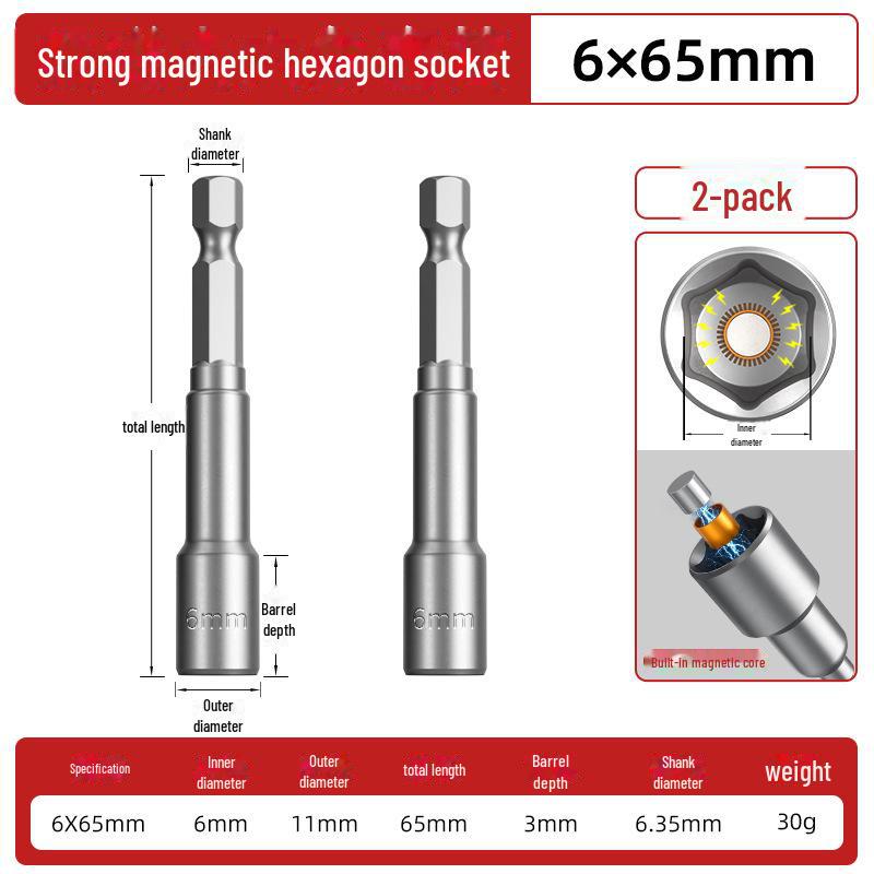 Dane Tools Magnetischer Inbusschlüssel und selbstschneidender Schraubendreher-Bohrersatz