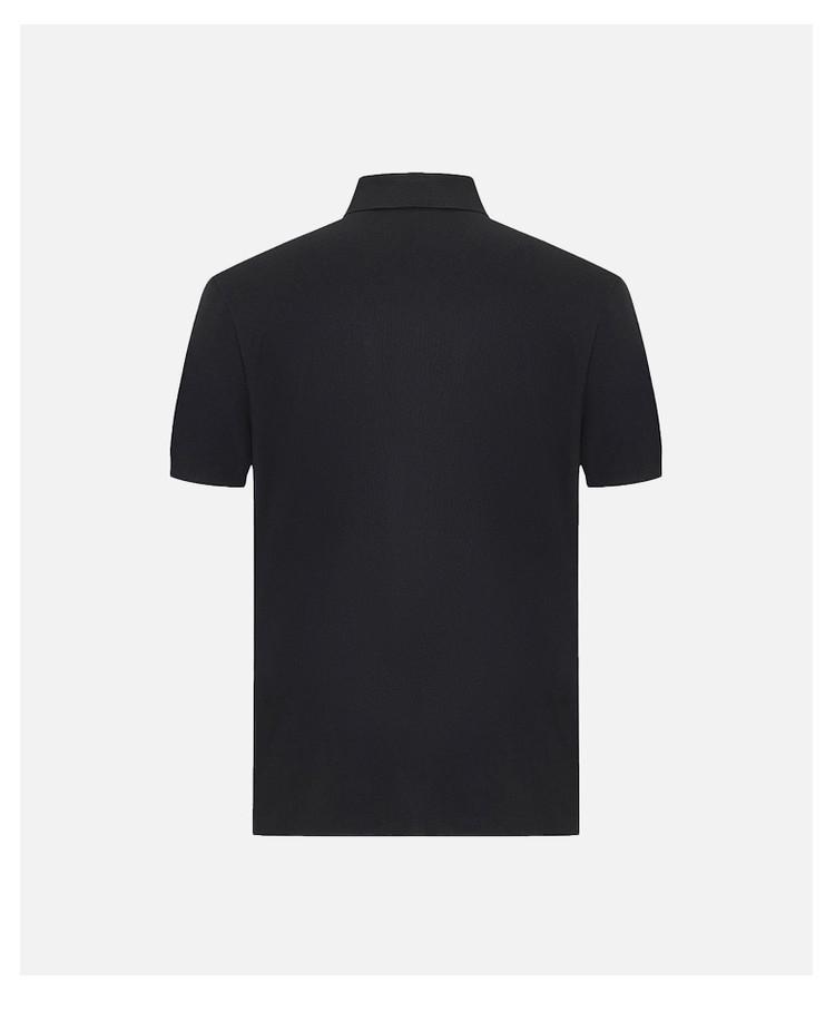 Men's Short-Sleeved Polo Shirt with Letter Print