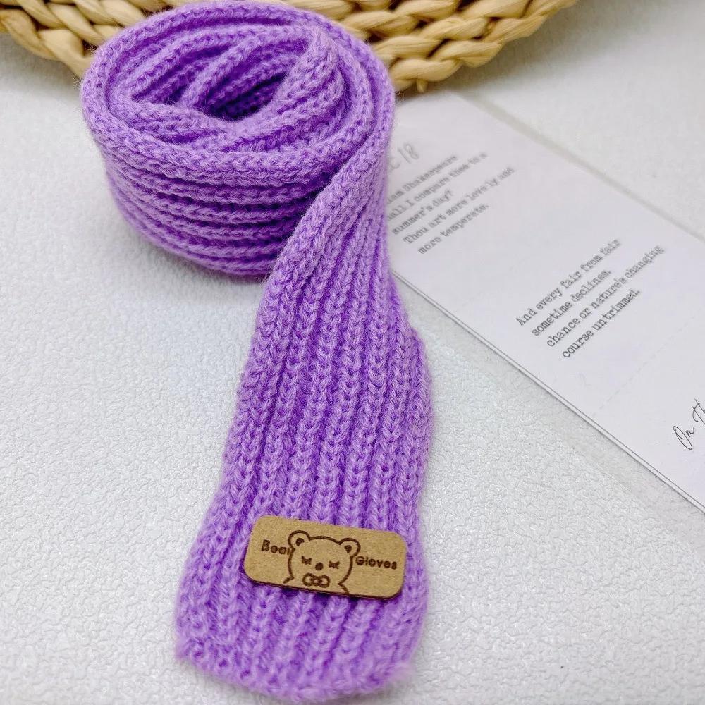 DIY Doll Clothes Casual Wear Scarf 20cm Cotton Doll Knitted Scarf Doll Multi-colors Little Bear Scarves Dolls Accessories