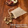 100 Pieces/set Multi Functional Filter Paper Tea Bag Natural Tea Filter Bags  Sachet Making