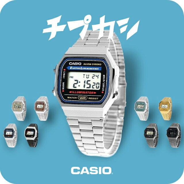 Мужские цифровые наручные часы Casio A168W черные, доступны различные модели.