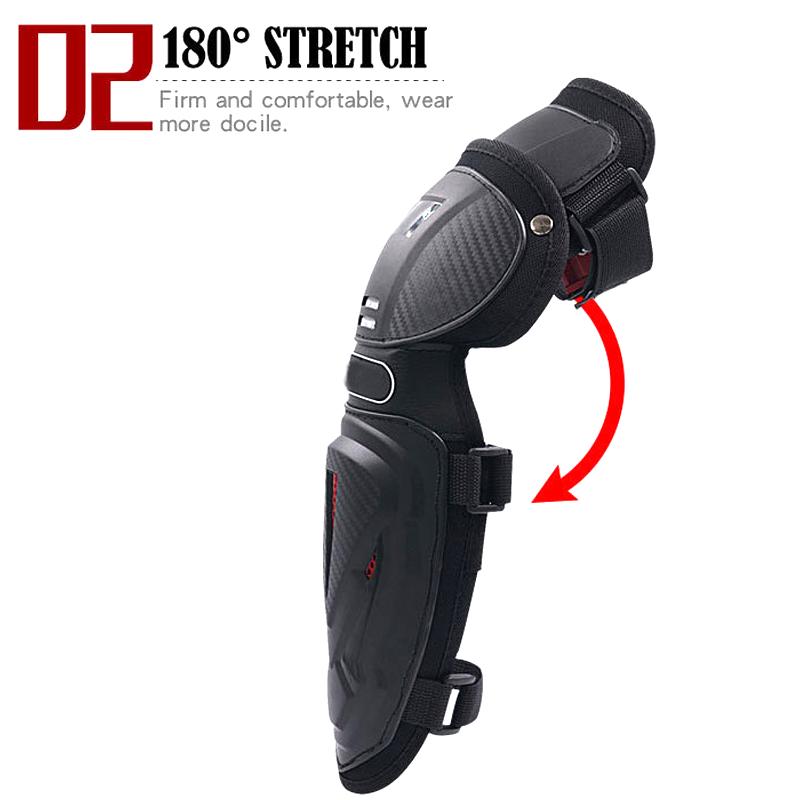 BSDDP Motorcycle Knee Elbow Protector Set 4pcs High Elastic Strap ABS Shell for Cycling Outdoor Sports