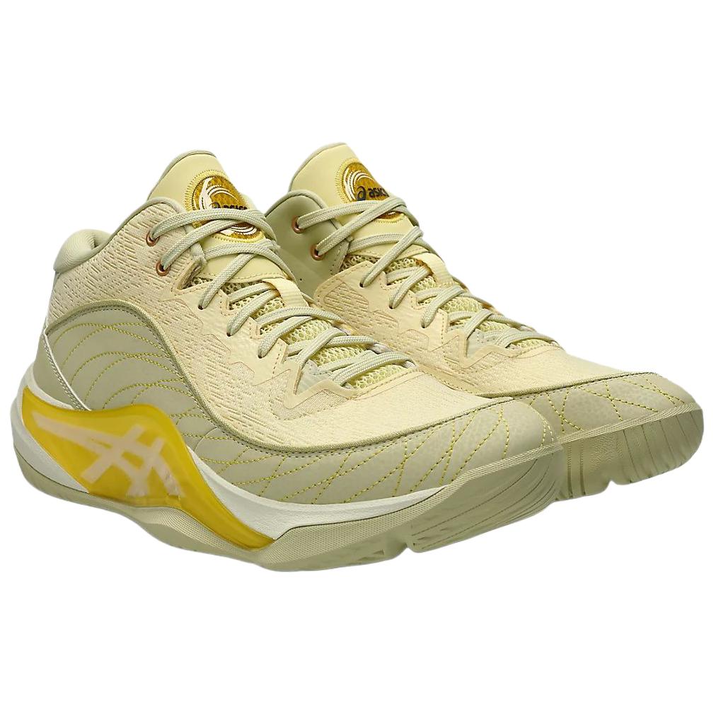Asics Unpre Ars 3 Comfortable Soft Basketball Shoes Unisex Sneakers Cream Frost-Yellow 1063A104-751