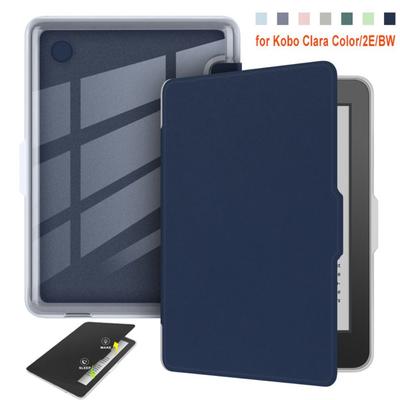 Auto Sleep/Wake e-Reader Case Acrylic Shockproof Protective Shell Ultra Slim Anti Scratch for KOBO Clara Colour/BW/2E