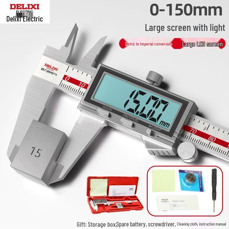 High Precision Stainless Steel Caliper - 150mm/200mm