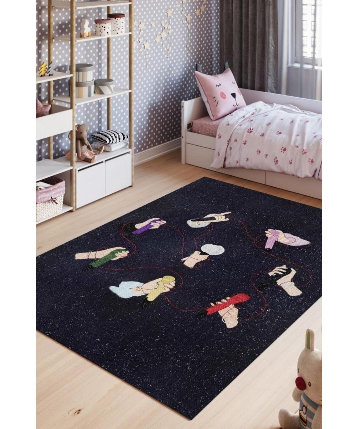 

Красочные микрофоны Моющийся декоративный ковер на тканой основе из хлопка