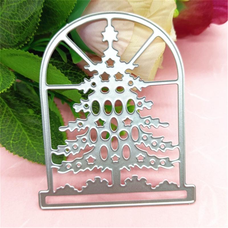 Christmas Tree Metal Cutting Dies Stencils for DIY Scrapbooking Decorative Embossing Paper Cards Template Decor Die Cuts