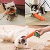 Carrot Shape Pet Knot Toy for Dog And Cat Cotton Rope Chew Toy Indoor Dog Toys Cat Toys Dog Accessories