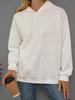 European & American Women's Jacquard Loose Hooded Knitted Sweatshirt