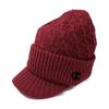 Champion Knit Cap Unisex Visor Beanie Outdoor Walking Red