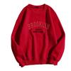 Unisex Korean Style Long Sleeve Letter Print Sweatshirt - Autumn/Winter Round Neck Pullover