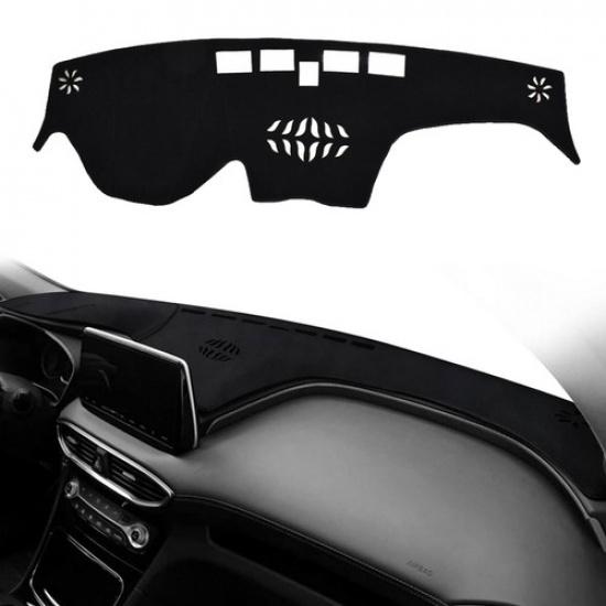 For - Hyundai Santa Fe Without HUD Foldable Dashboard Mat Dash Cover
